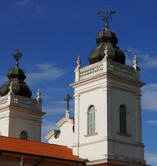 Torres do Seminário de Agudos. Foto de Marcelo Lucato