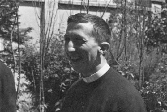 Dom Giussani no dia da primeira Missa em Desio, 31 de maio de 1945 (Foto: Arquivo pessoal de Livia Giussani)