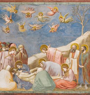 Giotto di Bondone, A Lamentação de Cristo (c.1305). Capela Scrovegni (Pádua, Itália).